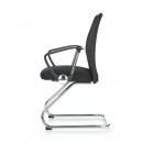 Кресло компьютерное HALMAR VIRE SKID черный/хром